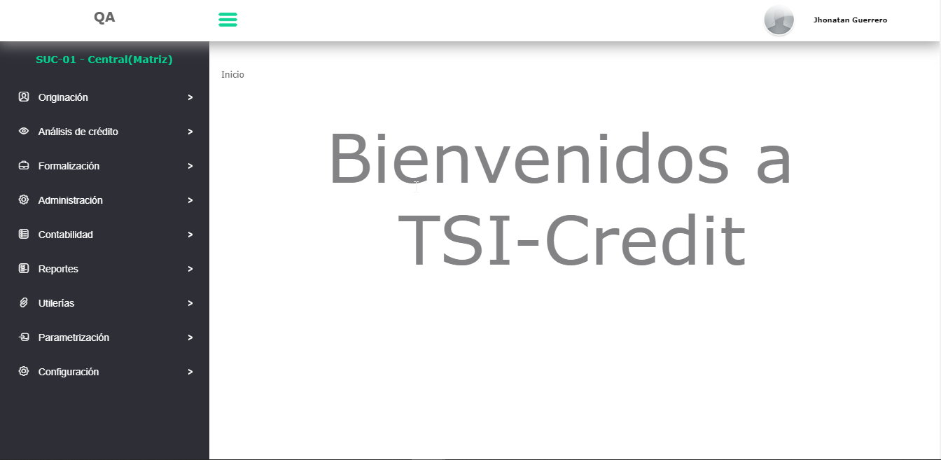 Plataforma TSI Credit